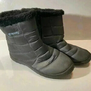 Gracosy snow boots for women, warm ankle bootie waterproof outdoor snow anti-sli